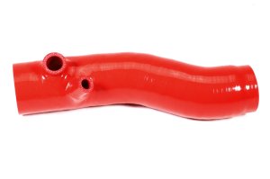 Subaru LGT Turbo Inlet Hose - Perrin Performance - w/Turbo Adapter Flange (Long) - Red - `20-`25 Subaru LGT Turbo Inlet Hose - Perrin Performance - w/Turbo Adapter Flange (Long) - Red - `20-`25
